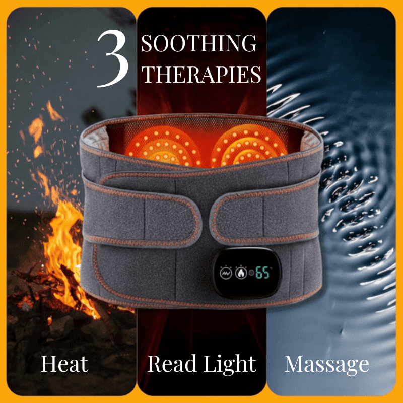 Calmm™ 3-in-1 Back Relief Massager Belt